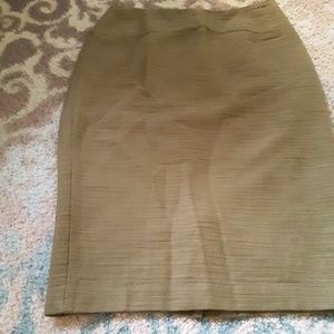 Moulinette soeurs pencil skirt olive size 4